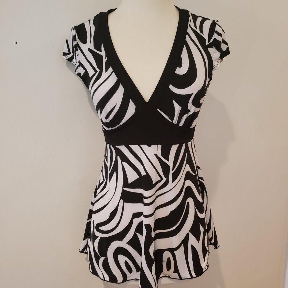 Mixed Brands Four Top Bundle Black and White/Cream/Brown - Picture 5 of 13